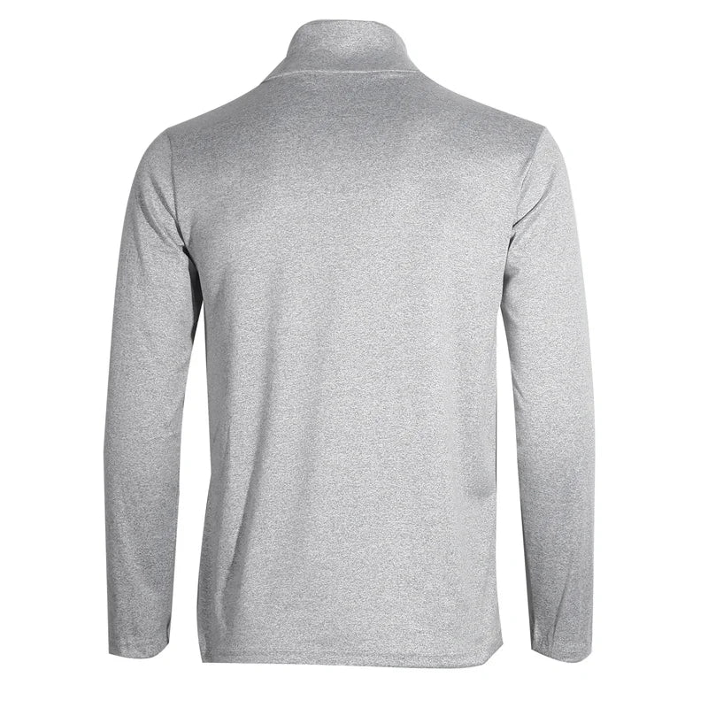 Camiseta térmica de cuello alto para hombre – Manga larga, ajustada y cálida