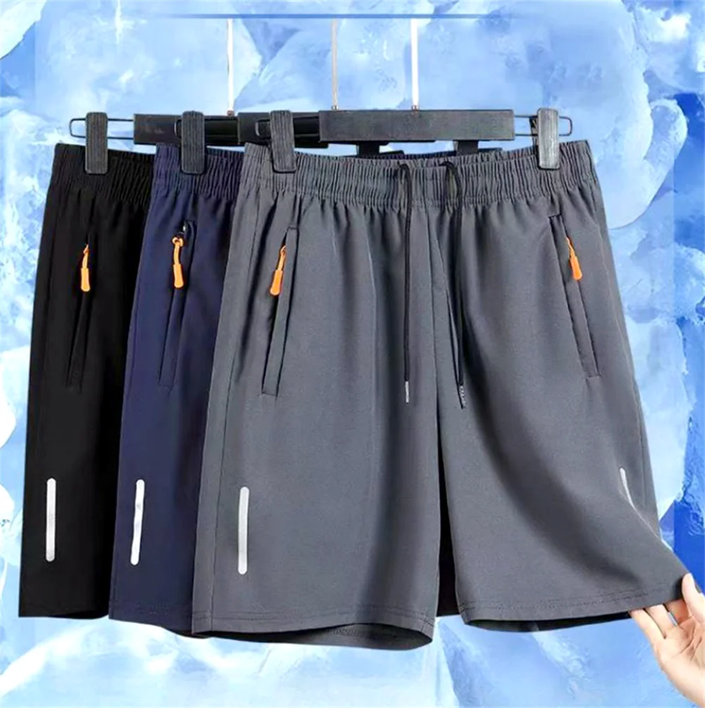 Pantalón corto de playa para hombre – Secado rápido, seda fría ultraligera