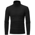Camiseta térmica de cuello alto para hombre – Manga larga, ajustada y cálida