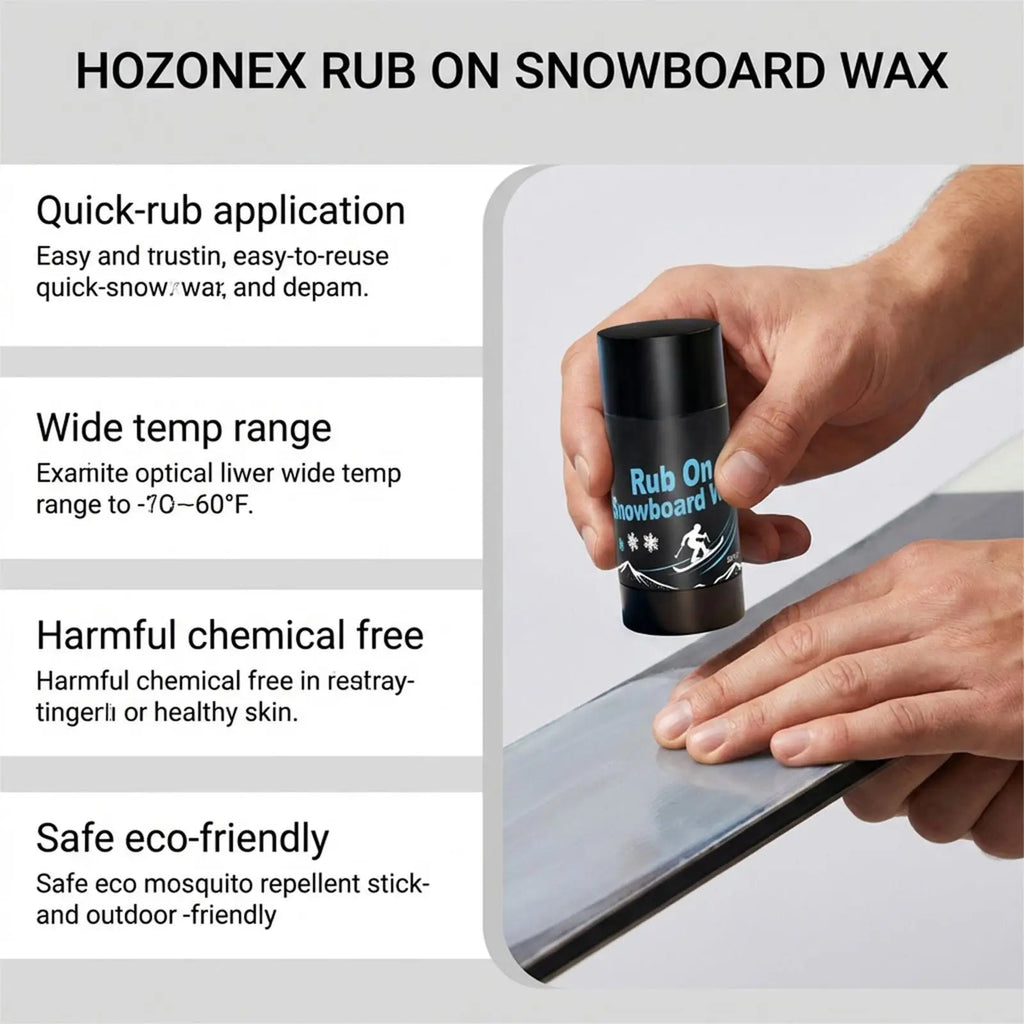 Cera para esquí y snowboard 30g – Fácil aplicación, uso interior y exterior
