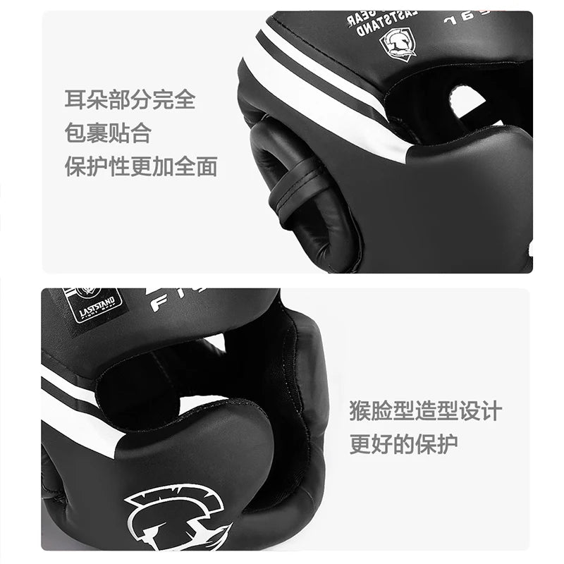 Casco de Boxeo para Adultos y Niños — Karate, Muay Thai, MMA y Sanda
