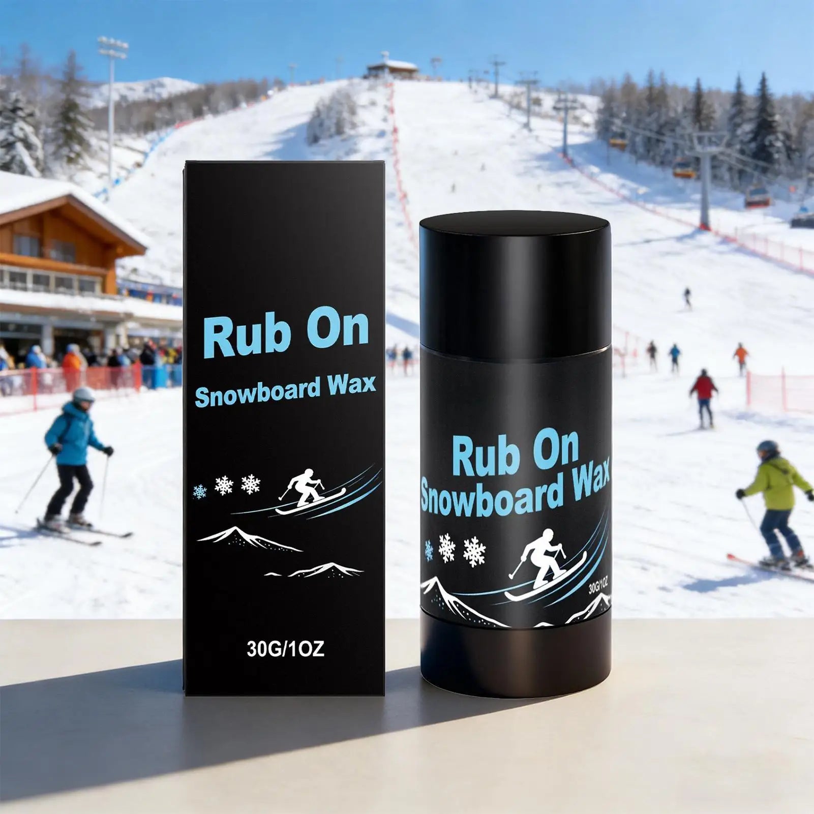 Cera para esquí y snowboard 30g – Fácil aplicación, uso interior y exterior